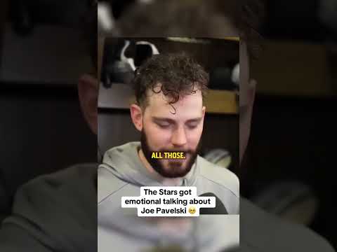 Stars got emotional talking about Joe Pavelski (h/t BarDown/TT)