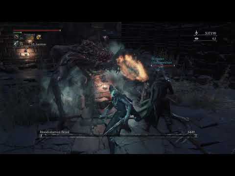 Blood-Starved beast boss fight with friend