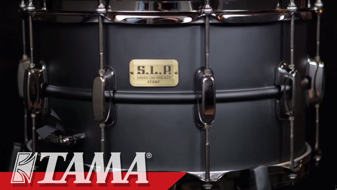 Tama S.L.P. Big Black Steel 14x8" Snare Drum