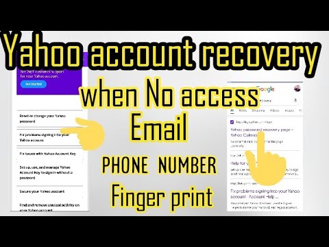 How to Recover Yahoo Password without Recovery Email ID and Phone Number |Reset Yahoo Password