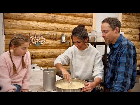 Making Homemade Ice Cream in Subzero Alaska 