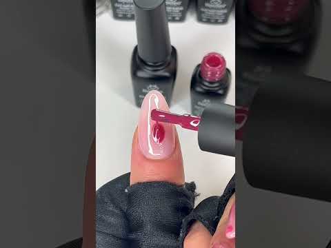 Aura Blush Nail Art #nailsart #bloominggel #auranails #blushnails