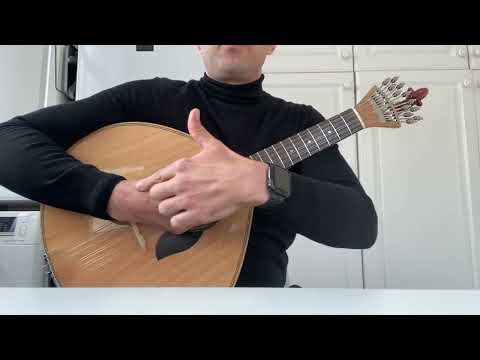 Portuguese Guitar - Right Hand Position - How to Strum Chords