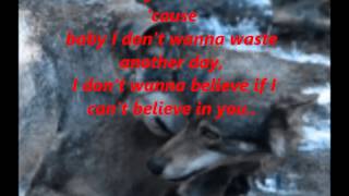 Hinder-I Don&#39;t wanna believe(Lyrics Video)
