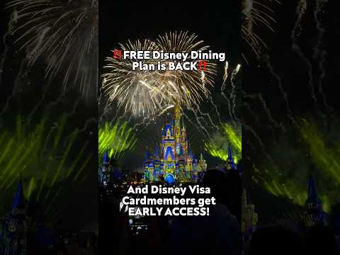 FREE Dining is BACK ‼️