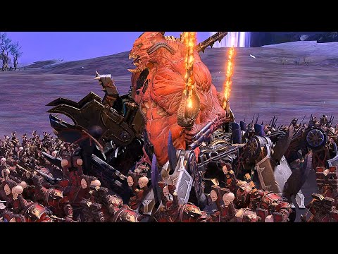 Skarbrand The Exiled Attack Miao Ying The Storm Dragon | Total War Warhammer 3 | Cinematic Battle