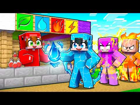 Minecraft but I Opened an ELEMENTAL STORE!