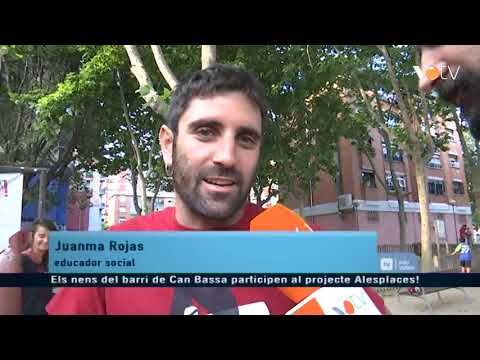 VOTV - Els nens del barri de Can Bassa participen al projecte Alesplaces!