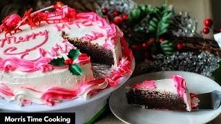 How To Decorate Your  Black Christmas Rum Fruit Wedding Cake | Lesson #81 | Morris Time Cooking