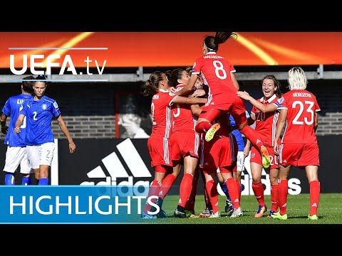 Women's EURO highlights: Italy 1-2 Russia