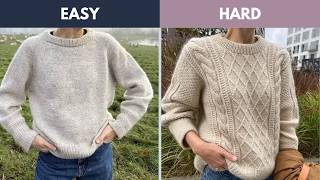 I Ranked the Most Popular Sweater Knitting Patterns (Easy → Hard)
