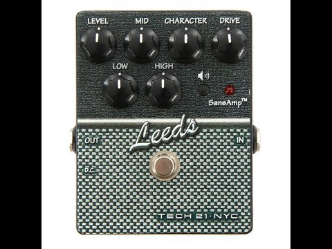 Tech 21 Leeds character series, Amp input, pedal demo