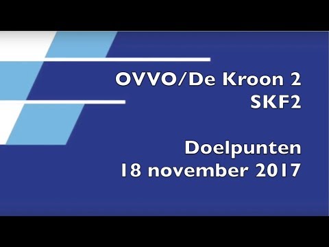 OVVO/De Kroon 2 - SKF 2 doelpunten