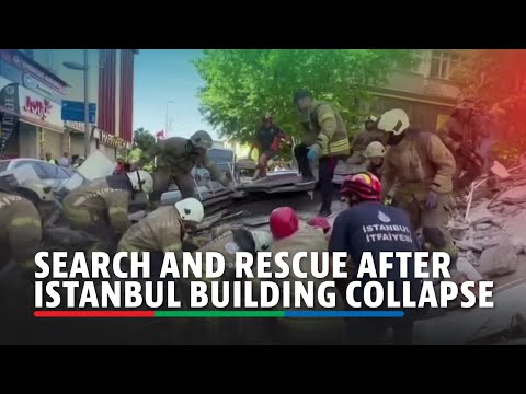 Man pulled out of collapsed Istanbul building, rescuers search for more survivors