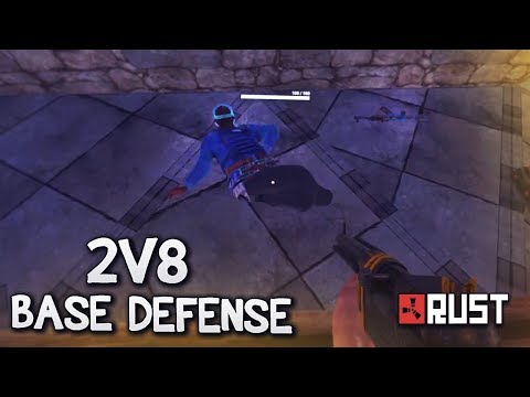 CLAN ATTEMPTS TO OFFLINE RAID AND FAILS - Rust: Base Defense