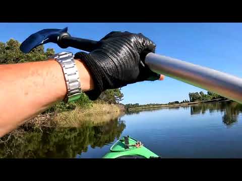 Remando el #arroyo #Pando, #Canelones, un 8 de enero.