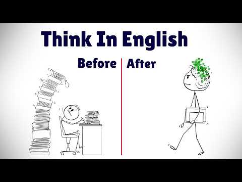 頭の中で翻訳するのをやめて、英語で考える方法を学ぶ (Learn How to Think In English ( Stop Translating in Your Head ))