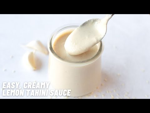 Easy Lemon Tahini Sauce