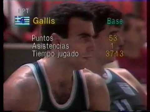 Galis vs Panama | 53 PTS - CAREER HIGH with the Greek NT - 1986 FIBA WC