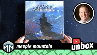 A War of Whispers: Collectors Edition and Dark Alliance Expansion - Unboxing