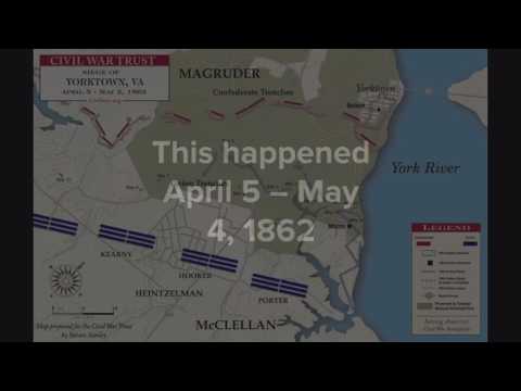 The siege of Yorktown civil war battle (spoiler warning!)