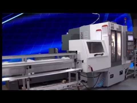 machine usinage profilés et barres 5 axes michel pioch tête pivotante