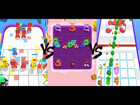 ⭐Merge Number Cube Monster Run ⭐VS ⭐Number Master Run ⭐VS ⭐⭐ Merge Alphabet Lore ⭐⭐⭐⭐