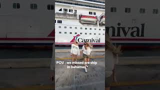 Influencers Caught Faking Carnival Cruise Ship Pier Runner Video. #cruise #cruises #cruisenews