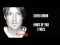 Keith Urban - Habit Of You - Lyrics