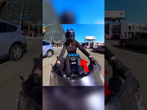 Female Biker Almost Collapsed From Adrenaline (@LAmotogirl )