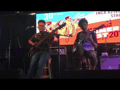 Michael Pipoquinha & Pedro Martins at the San Jose Jazz Festival 2019