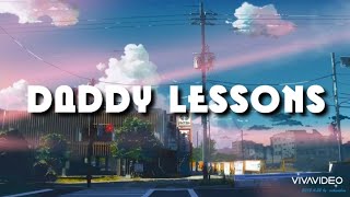 Daddy Lessons - Beyoncé (lyrics)