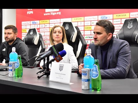 2019-03-02 Sandecja - BrukBet Termalica 0-0, pomeczowa konferencja