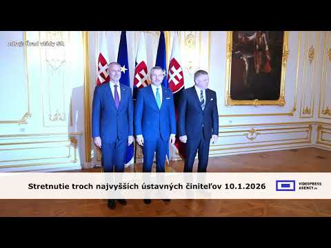 Spoločné stretnutie troch najvyšších ústavných činiteľov 10.1.2026