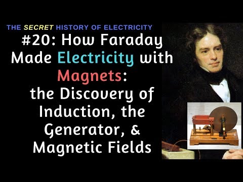 How Faraday Made Electricity with Magnets: Discovery of Induction, the Generator, & Magnetic Fields