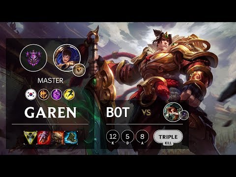 Garen Bot vs Miss Fortune - KR Master Patch 10.6