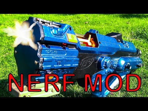INSANE nerf mod crazy rate of fire!🔥⚡️🔥