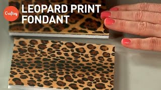 Leopard print fondant (2 ways) for animal print cakes | Jessica Harris Cake Decorating Tutorial