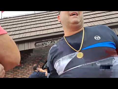 Bumped into LIL MO MOZZARELLA @ L&B Spumoni Gardens in Gravesend, Brooklyn. w/ my boy Tommy Gambino