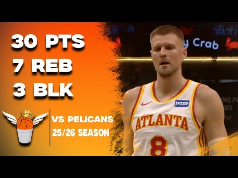 Kristaps Porzingis 30 Points/3 Blocks vs Pelicans Full Highlights! (11/22/2025)