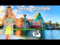Disney S Swan Dolphin Resort FULL Tour Exploring Dining Pools Rosa Mexicana Games More