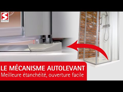 Video :  Système autolevant - Porte de douche