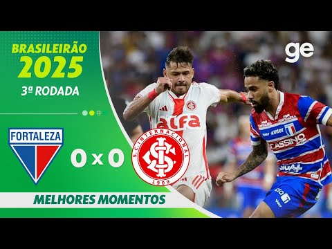 Gols e lances de Fortaleza x Internacional