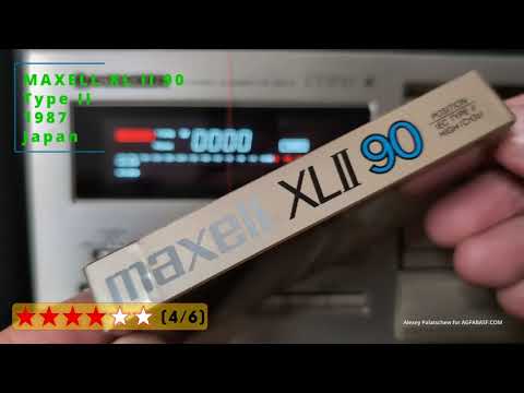 MAXELL XLII 90 Type II Japan 1987