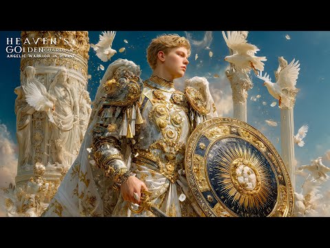 Heaven’s Golden Guardian | Epic Angelic Warrior in Divine Armor