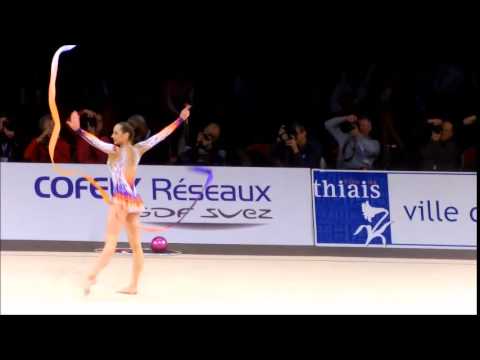 Katsiaryna Halkina BLR ribbon AA Thiais 2015