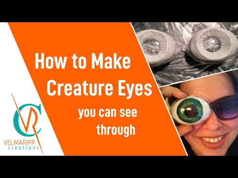 How to make Creature Eyes you can see through