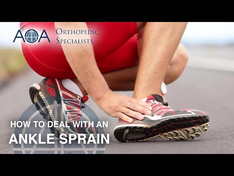 AOA Orthopedic Specialists - Dr. Don Stewart - How to Deal with an Ankle Sprain
