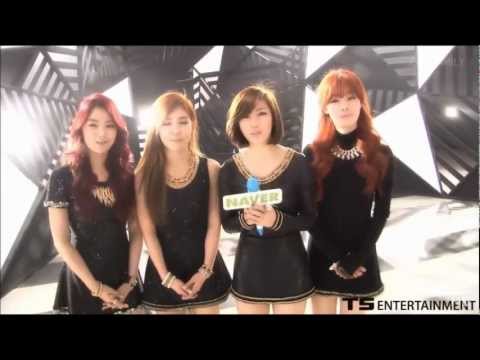 121204 Secret greetings to Naver Music