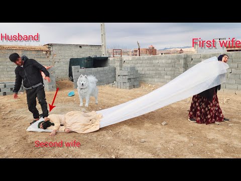 جشن تولد:Die zweite Frau bittet ihren Mann um Hilfe bei der Hausarbeit, aber er weigert sich.